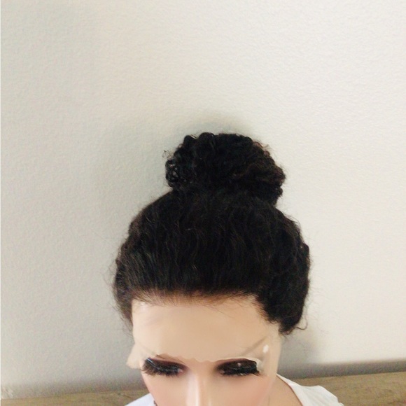 Beautiful 360 100% Human Hair Lace Wig Baby Curl Wig for Women 22 inch - Picture 8 of 10